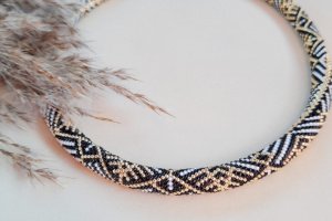 Жгут 'Crystal' из японского бисера Toho