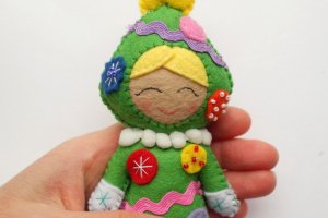 набір безпечних ялинкових іграшок (3 шт) (Yasia toys) - Опис