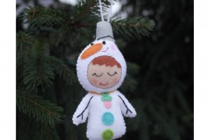 набір безпечних ялинкових іграшок (3 шт) (Yasia toys) - Опис