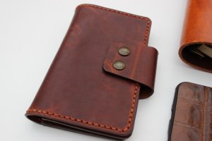 Работа Кошелёк ручной работы, натуральная кожа