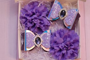 Набір фіолетовий прикрас - Опис