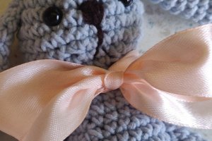 М'яка іграшка/ Іграшка блакитний зайчик/ подарунок - Опис