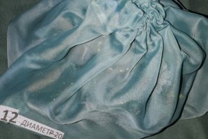 Икэбана с цветами с мешковины, с свечкой  - Описание