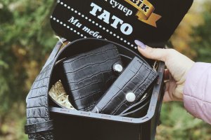 Подарочные наборы из натуральной кожи. - Описание