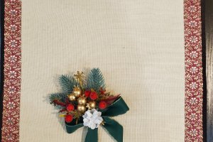 Серветки двосторонні новорічні та мереживні