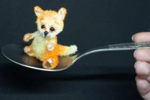 Лисичка - мініатюра, 6 см - Опис