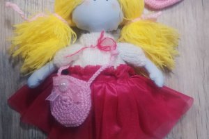 Tilda_Yellow - Лялька ручної роботи - Опис