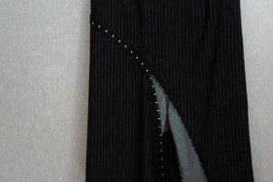 Платье офисное черное р.40 вискоза - Описание