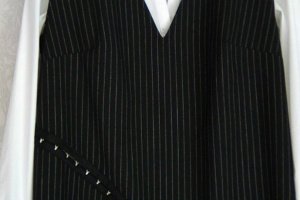 Платье офисное черное р.40 вискоза - Описание