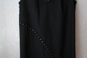 Платье офисное черное р.40 вискоза - Описание