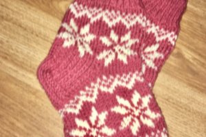 Вязаные носки для женщин  - Описание