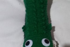 Шкарпетки - ′Звіроноски′ крокодильчики′ ручної роботи  - Опис