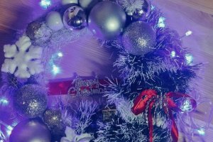 Работа Новогодний венок