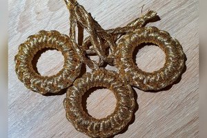 Золотые новогодние колечки  - ДРУГИЕ РАБОТЫ
