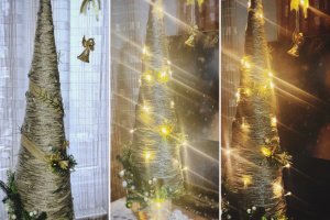 Елка с подсветкой. - Описание