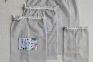 Набор сумок для продуктов Fiori grey 5шт - Описание