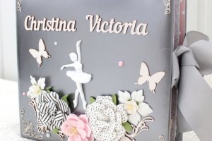 Робота Дитячий скрапальб для дівчинки на 1 рік