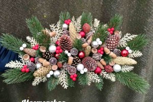 Новорічна композиція на стіл.