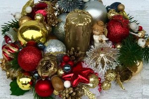 підсвічник новорічний - Опис