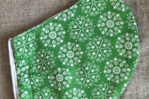 Маска для лица защитная Зимние узоры