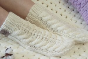 Шкарпетки великої в'язки