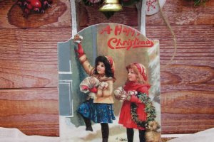 Новогодний декор,санки - Описание