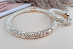 Жгут из японского бисера Golden light - Описание