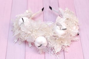 Обруч зимовий для образу зими, снігової феї чи королеви. - Опис