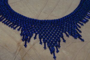 Колье из бисера и стекляруса - Описание