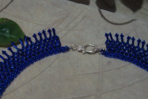 Колье из бисера и стекляруса - Описание