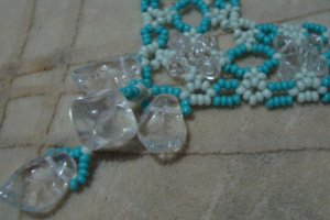 колье с листочками - Описание