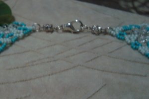 колье с листочками - Описание