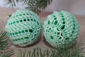 Новогодняя игрушка флуоресцентная - Описание
