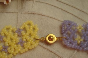 Кольє з матового чеського бісеру - Опис