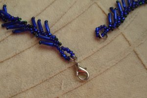 Кольє "Перо павича" - Опис