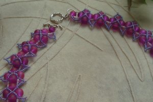 Фиолетовое колье - Описание