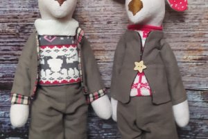 Новогодний олень - Описание