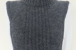 Манишка мужская "Николь" графитовая - Описание