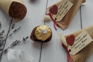 Бонбоньерки для гостей комплимент гостям на свадьбу арт.  - Описание