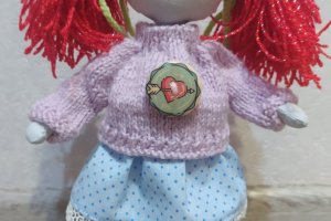 Tilda_Red - Кукла ручной работы - Описание