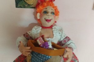 Интерьерная кукла ДОМОВУШКА - ДРУГИЕ РАБОТЫ