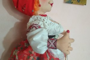 Інтер'єрна лялька ДОМОВУШКА - Опис