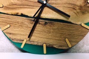 Настенные часы в стиле Loft Green  - Описание