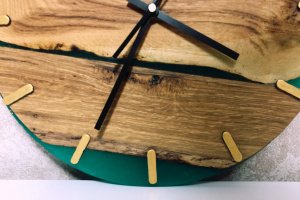 Настенные часы в стиле Loft Green  - Описание