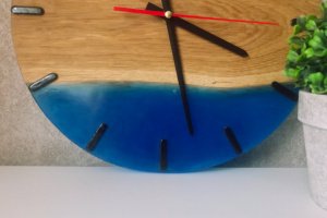 Настенные часы в стиле Loft Blue - Описание