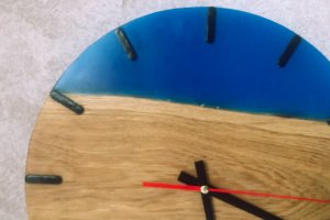 Настенные часы в стиле Loft Blue - Описание