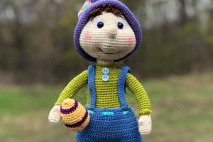 Вязаний гномик - Описание