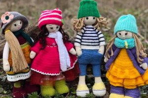 Работа вязаные игрушки