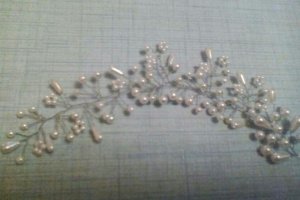 Работа Веточка для волос 2