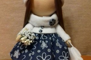 Інтер´єрна лялька Кицюня - Опис